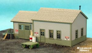 HO Scale MOW Shed Kit
